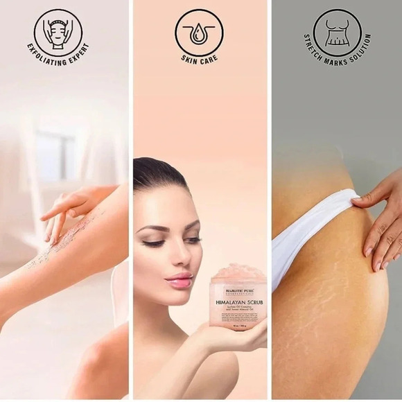 Majestic Pure Himalayan Salt Body Scrub NEW - Picture 6 of 13